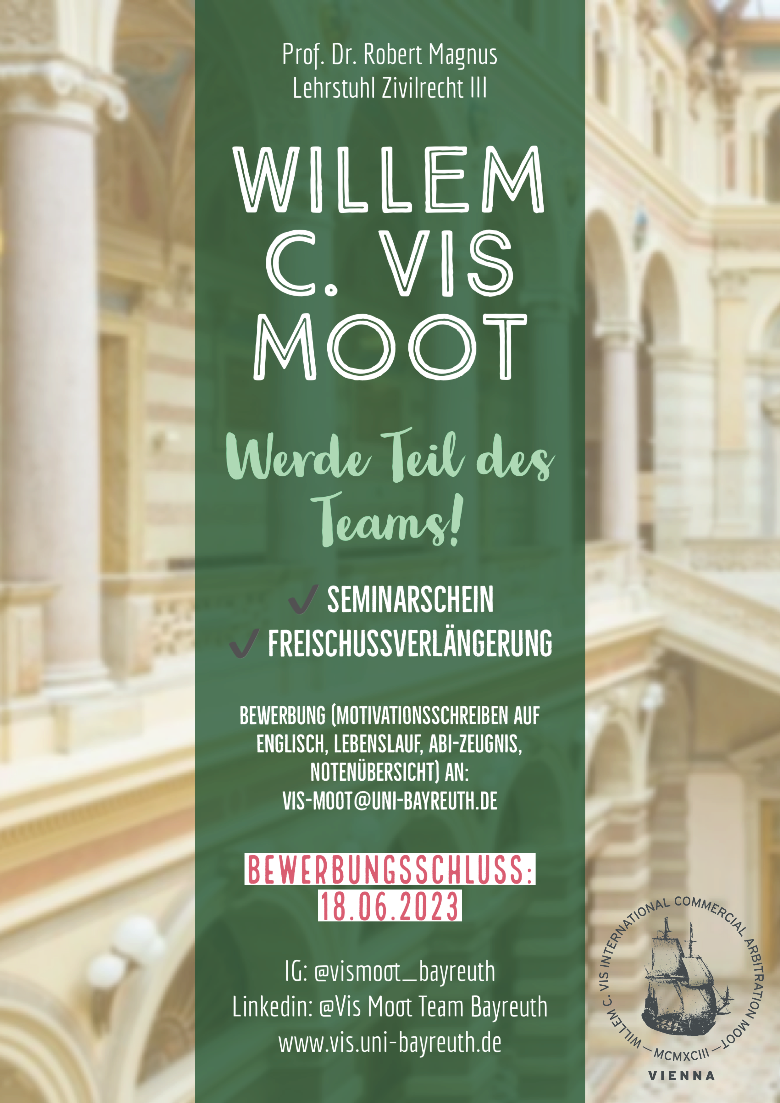 Flyer Vis Moot 2023/2024